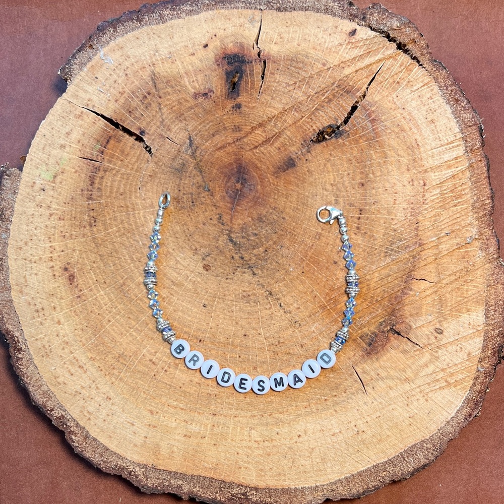 Bridesmaid “friendship” bracelet